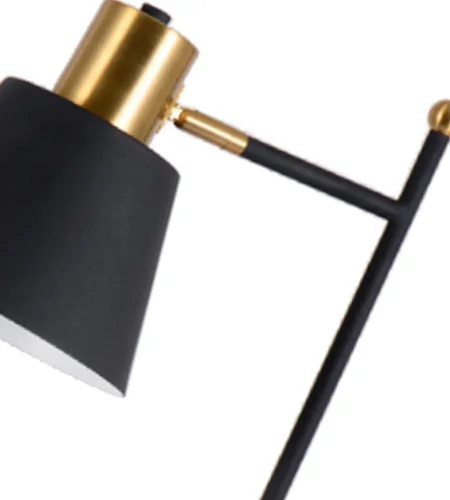 Настольная лампа офисная Арден 07023-1 Kink Light чёрная 1 лампа, основание чёрное металл в стиле кантри лофт современный  фото 2
