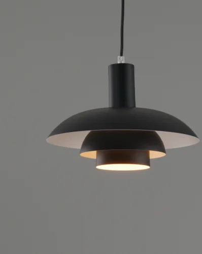 Светильник подвесной Pescara V10659-1P Moderli чёрный 1 лампа, основание чёрное в стиле современный скандинавский лофт  фото 3