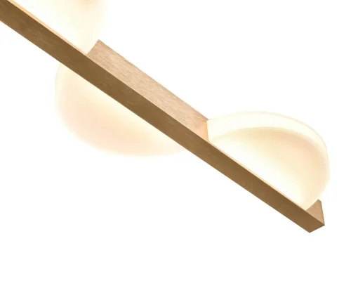 Светильник подвесной LED Drop VL7194P06 Vele Luce белый на 1 лампу, основание чёрное в стиле хай-тек фото 3