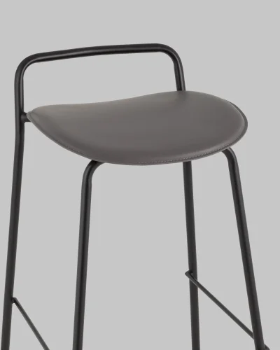 Стул барный Mantis, экокожа, темно-серый УТ000038915 Stool Group, /, ножки//, размеры - *835***465*470 фото 4