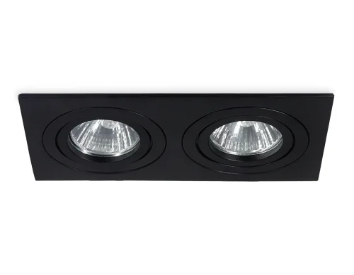Светильник точечный TN1026 TN102627 Ambrella light чёрный 2 лампы, основание чёрное в стиле современный хай-тек  фото 2