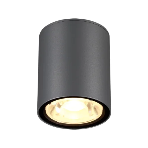 Накладной светильник уличный LED Tumbler 358011 Novotech уличный IP65 серый на 1 лампу, плафон серый в стиле современный LED фото 4