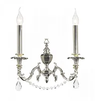 Бра Ancona E 2.1.2.300 SB Dio D'Arte без плафона 2 лампы, основание серебряное серое в стиле классический 