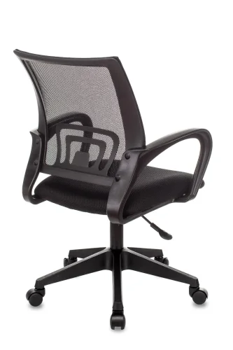 Кресло оператора Topchairs ST-Basic  черный TW-01 сиденье черный TW-11 сетка/ткань крестовина пласти УТ000035162 Stool Group, чёрный/ткань, ножки/пластик/чёрный, размеры - ****580*605 фото 3