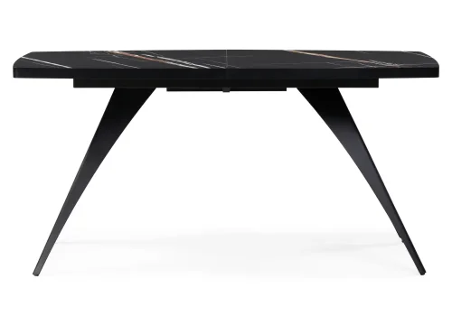Деревянный стол Лардж 160(205)х90х76 sahara noir / черный 551075 Woodville столешница чёрная из лдсп пластик фото 7