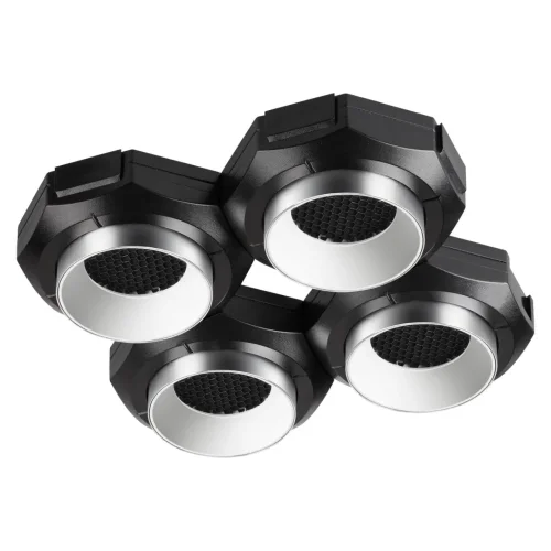 Светильник точечный для натяжного ПВХ потолка Vario 371057 Novotech белый на 1 лампу, основание белое в стиле современный хай-тек минимализм для пвх потолка фото 5