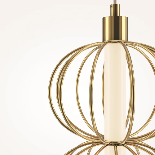 Бра LED Golden Cage MOD216WL-L10G3K Maytoni золотой белый на 1 лампу, основание золотое в стиле современный арт-деко фото 9