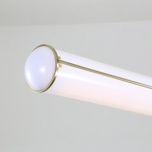 Светильник подвесной LED Roll 148206-22 ImperiumLoft белый 1 лампа, основание латунь в стиле скандинавский лофт  фото 4