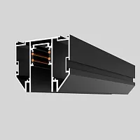 Демферный магнитный трек для натяжного потолка CLT 0.133 01 L2000 BL Crystal Lux чёрный в стиле современный для светильников серии Space магнитный шинопровод натяжной потолок