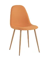 Стул Валенсия SN, оранжевый УТ000036454 Stool Group, оранжевый/рогожка, ножки/металл/коричневый, размеры - ****440*540