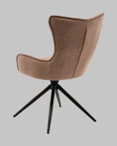 Стул обеденный Irigo,  серо-бежевый УТ000040792 Stool Group, бежевый/рогожка, ножки/металл/чёрный, размеры - *890**** фото 6