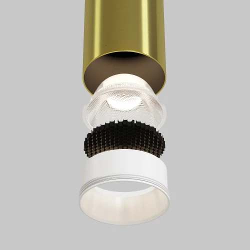 Светильник подвесной Focus LED P072PL-L12W3K-BS Maytoni латунь 1 лампа, основание латунь в стиле современный  фото 5