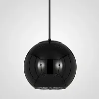 Светильник подвесной Copper Shade Black D30 182705-22 ImperiumLoft чёрный 1 лампа, основание чёрное в стиле современный арт-деко 