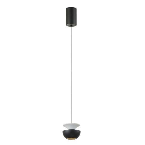 Светильник подвесной LED ASTRA SP LED BLACK Crystal Lux чёрный 1 лампа, основание чёрное в стиле современный шар фото 2