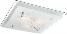 Светильник настенно-потолочный BALLERINA I 48092-3 Globo белый 3 лампы, основание хром в стиле современный квадраты
