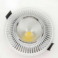 Светильник точечный LED Дзета CLD042W1 Citilux белый хром серый 1 лампа, основание белое серое хром в стиле современный 