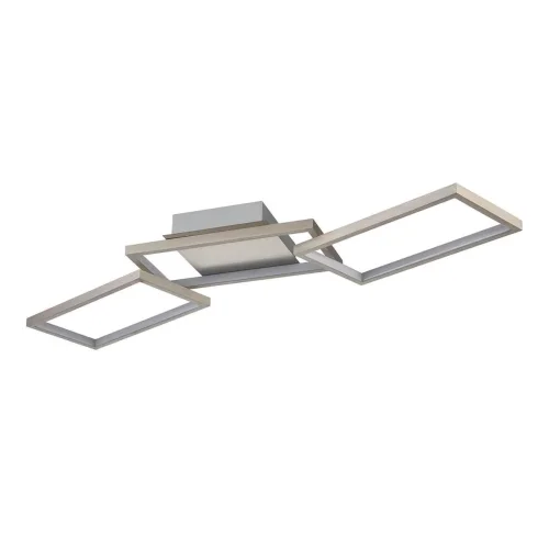 Светильник потолочный LED Netta VL7075L03 Vele Luce никель на 1 лампу, основание никель в стиле хай-тек квадраты