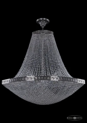 Люстра потолочная хрустальная 19323/H2/90IV NB Bohemia Ivele Crystal прозрачная на 16 ламп, основание никель в стиле классический sp