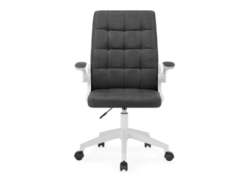 Компьютерное кресло Elga dark gray / white 15609 Woodville, серый/ткань, ножки/пластик/белый, размеры - *1040***630*590 фото 2