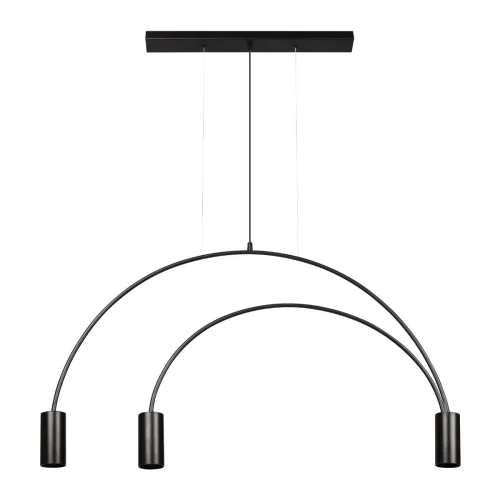 Светильник подвесной Volta 5044-3 LOFT IT чёрный на 3 лампы, основание чёрное в стиле лофт современный 