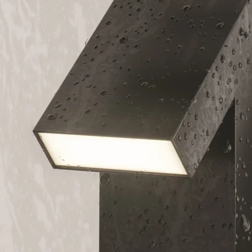 Парковый светильник LED Guss O592FL-L15GF3K Maytoni уличный IP65 графит на 1 лампу, плафон графит в стиле хай-тек современный LED фото 14