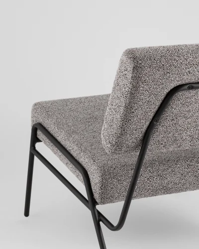 Кресло Теллинг шенилл серый УТ000041925 Stool Group, /, ножки//, размеры - *****мм фото 6