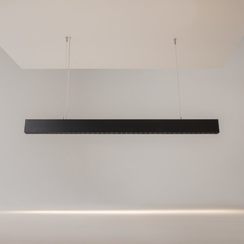 Светильник подвесной LED Vinder P050PL-L40B4K Maytoni чёрный на 1 лампу, основание чёрное в стиле хай-тек линейный фото 12