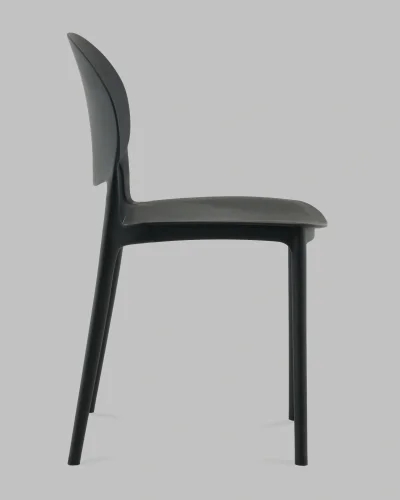 Стул Briny, пластик черный УТ000041340 Stool Group, чёрный/пластик, ножки/металл/чёрный, размеры - *780**** фото 2