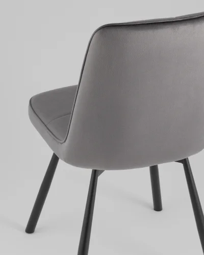 Стул Boun, вращающийся, велюр темно-серый УТ000041915 Stool Group, /, ножки//, размеры - ***** фото 6