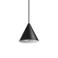 Светильник подвесной A-LINE SP1 D13 NERO Ideal Lux чёрный на 1 лампу, основание чёрное в стиле современный 