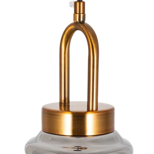 Светильник подвесной Bell A1992SP-1PB Arte Lamp серый 1 лампа, основание медь в стиле современный выдувное фото 3