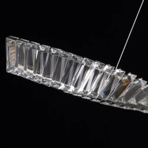 Светильник подвесной LED Гослар 498017101 MW-Light прозрачный 1 лампа, основание хром в стиле классический линейный фото 8