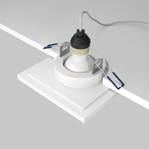 Светильник точечный Gyps DL005-1-01-W Maytoni белый 1 лампа, основание белое в стиле современный  фото 7