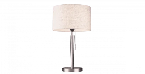 Настольная лампа BRISTOL T896.1 Lucia Tucci розовая 1 лампа, основание хром металл в стиле современный 