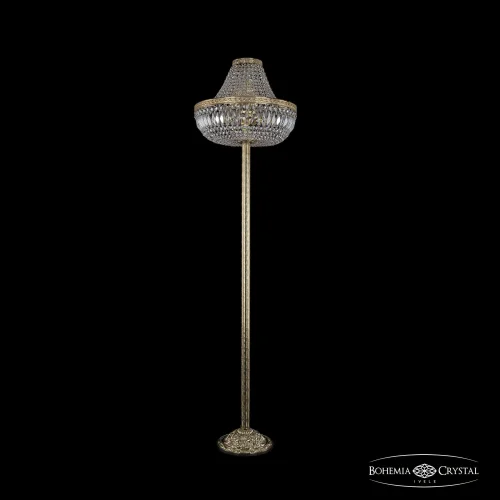 Торшер 19041T6/H/45IV-172 G Bohemia Ivele Crystal sp прозрачный 8 ламп, основание золотое в стиле классический
