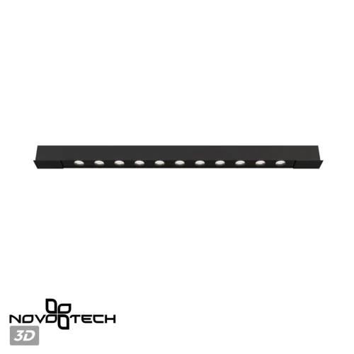 Трековый светильник LED для низковольтного шинопровода Flum 359433 Novotech чёрный для шинопроводов серии Flum чёрный фото 5