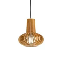 Светильник подвесной CITRUS-2 SP1 Ideal Lux коричневый на 1 лампу, основание коричневое в стиле кантри 