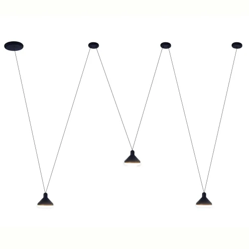 Светильник подвесной LED Antares 7311 Mantra чёрный 1 лампа, основание чёрное в стиле современный хай-тек 