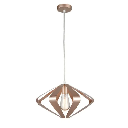 Светильник подвесной Ophir VL5324P11 Vele Luce розовый золотой на 1 лампу, основание розовое золотое в стиле современный 