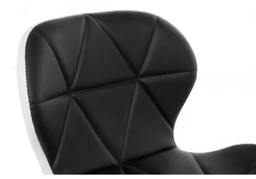 Деревянный стул PC-027 black / white 11795 Woodville, чёрный/искусственная кожа, ножки/массив бука/натуральный, размеры - ****450*530 фото 3