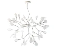 Люстра подвесная Ветта 07521-45,01 Kink Light белая на 45 ламп, основание белое в стиле флористика современный ветви