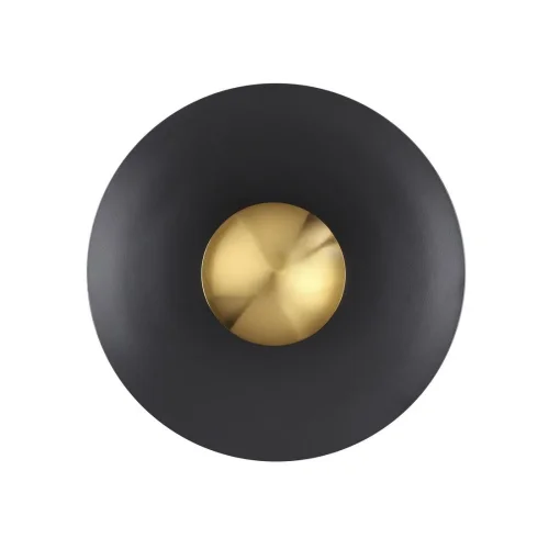 Бра LED Adamas 4223/13WL Odeon Light чёрный золотой на 1 лампа, основание чёрное в стиле хай-тек 