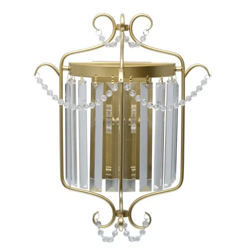 Бра Адель 373024701 MW-Light прозрачный на 1 лампа, основание золотое в стиле классический 
