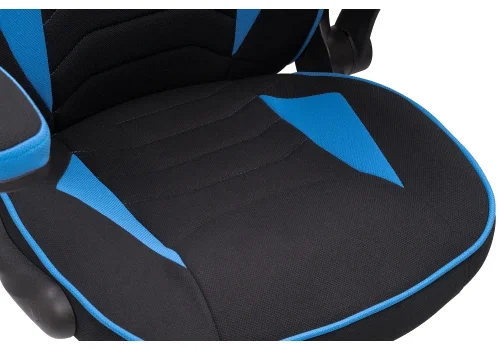 Кресло игровое Plast 1 light blue / black 11911 Woodville, синий/ткань, ножки/пластик/чёрный, размеры - *1270***670*600 фото 7