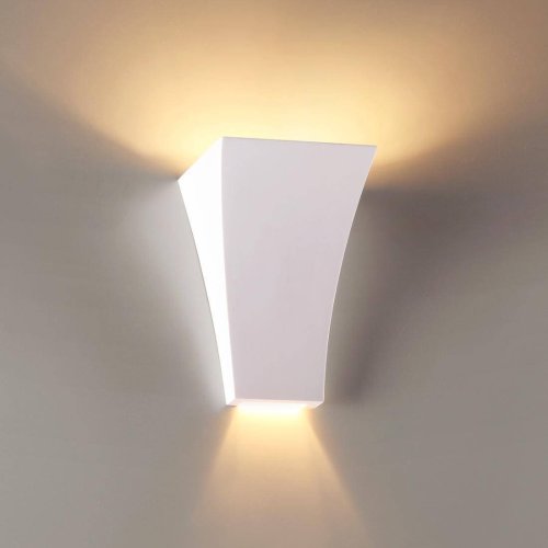 Бра GIPS 3882/1W Odeon Light белый на 1 лампа, основание белое в стиле современный  фото 3