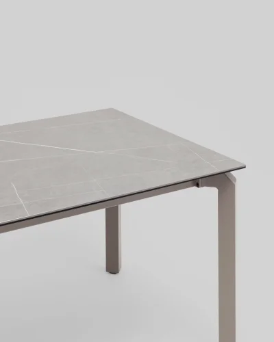 Стол обеденный Varden, раскладной, 160-220*90, керамика, серый УТ000040850 Stool Group столешница серая из стекло фото 3