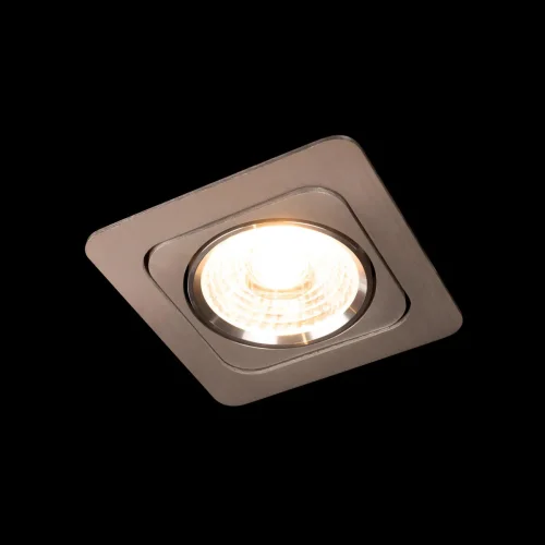 Светильник точечный LED Screen 10328/B Chrome LOFT IT серебряный 1 лампа, основание серебряное в стиле современный хай-тек квадратный фото 2