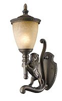 Настенный светильник Guards 1337-1WL Favourite уличный IP44 коричневый 1 лампа, плафон белый в стиле классика E27
