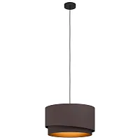 Светильник подвесной Manderline 39929 Eglo коричневый 1 лампа, основание  в стиле современный 