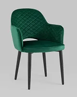 Стул Венера диамант NEW, велюр изумрудный NP УТ000037247 Stool Group, /, ножки//чёрный, размеры - *820***585*645